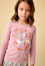 Tea Collection Pearly Deer Graphic Tee