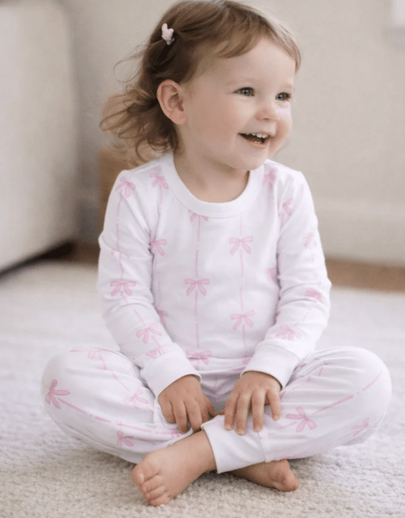 Magnolia Baby Amelias Classic Pink Long Pajamas