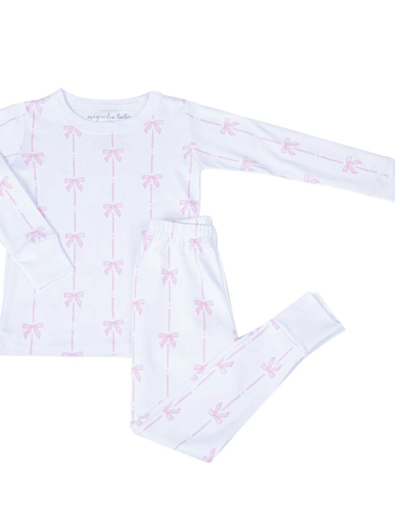 Magnolia Baby Amelias Classic Pink Long Pajamas