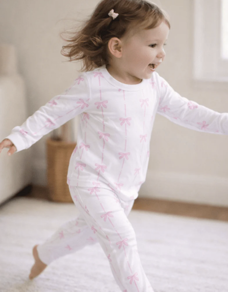 Magnolia Baby Amelias Classic Pink Long Pajamas