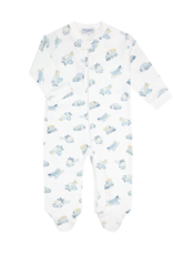 Nellapima Mini Voyages Blue Zipper Footie