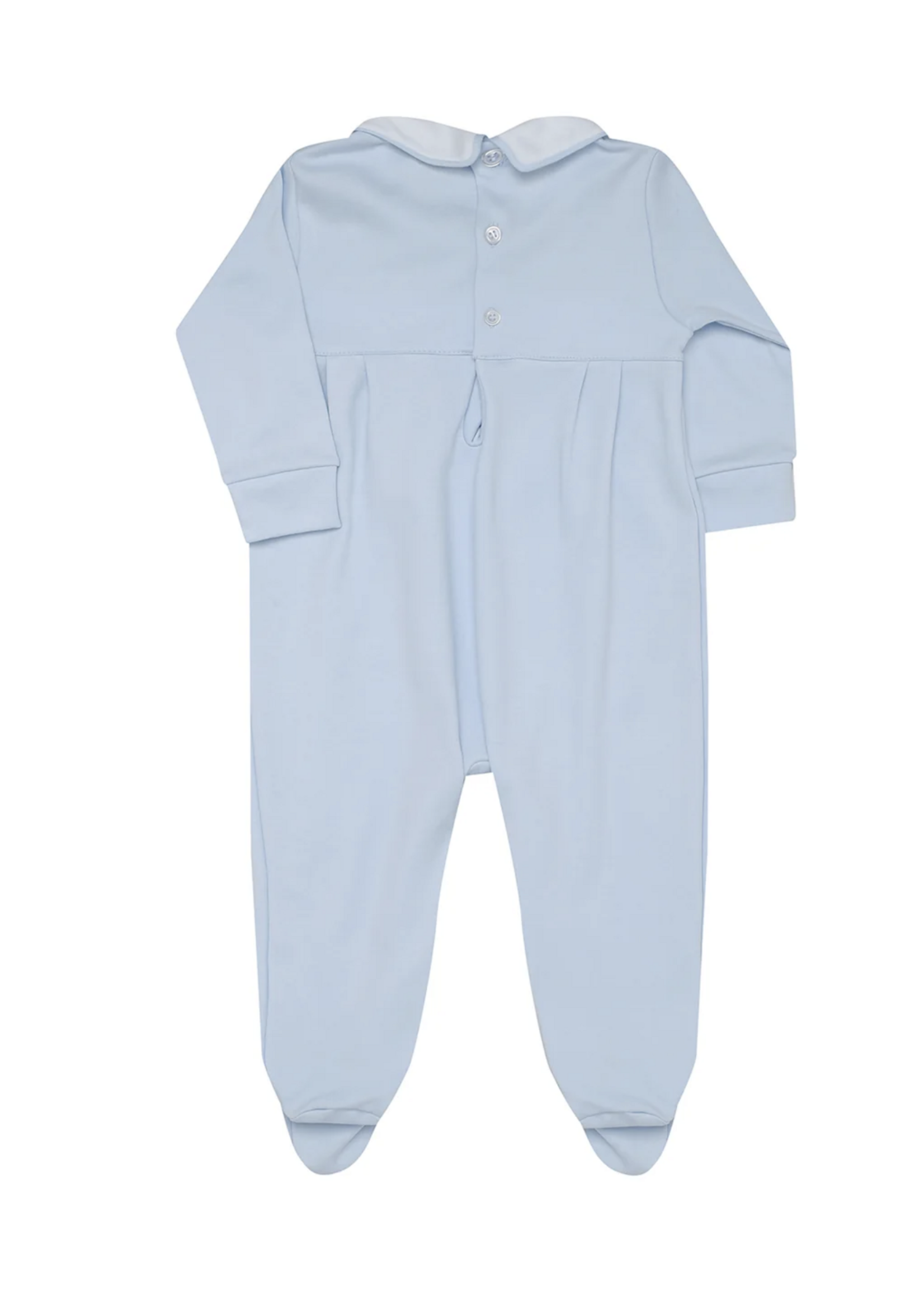 Nellapima Sailboat Smocked Footie