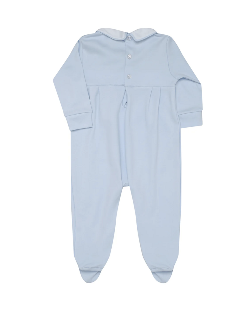 Nellapima Sailboat Smocked Footie