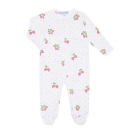 Nellapima Berries Pink Zipper Footie