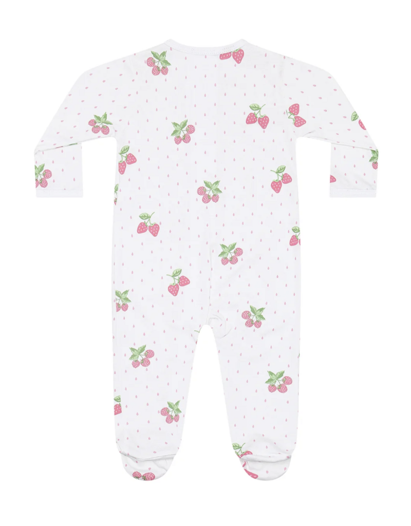 Nellapima Berries Pink Zipper Footie