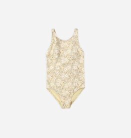 Rylee + Cru Inc. SCRUNCH ONE-PIECE LEMON MEADOW