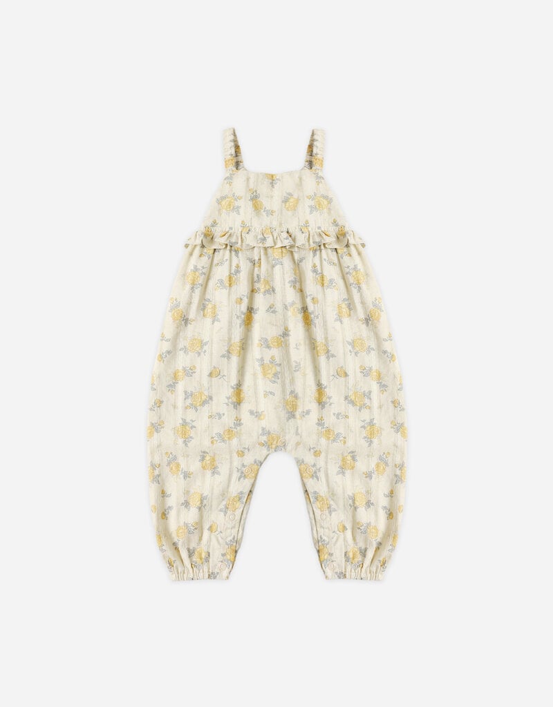 Rylee + Cru Inc. KINSLEY JUMPSUIT LEMON DITSY FLOWER