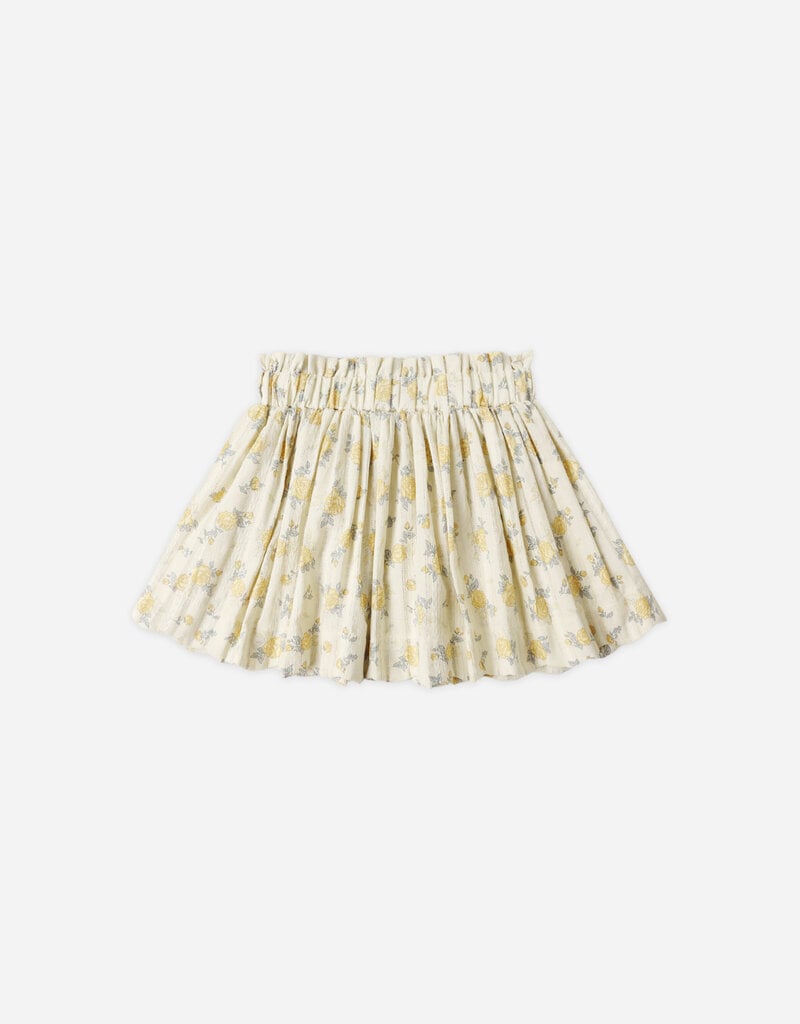 Rylee + Cru Inc. LENNY SKIRT LEMON DITSY FLOWER