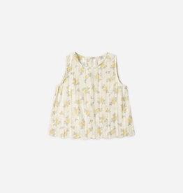 Rylee + Cru LLC SALE LENNY TOP LEMON DITSY FLOWER