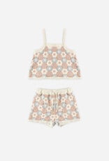 Rylee + Cru Inc. LILI KNIT SET BLUE, LIGHT PINK, IVORY