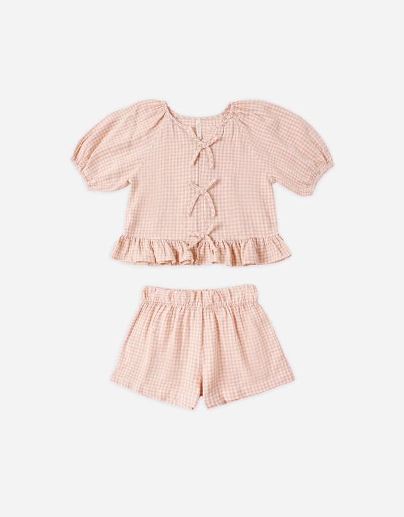 Rylee + Cru Inc. JUNIPER SET PETAL GINGHAM
