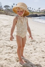 Rylee + Cru Inc. SCRUNCH ONE-PIECE LEMON MEADOW