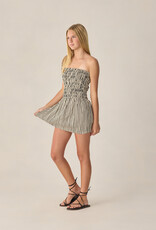 Rylee + Cru Inc. TEEN DARIA MINI DRESS WAVY STRIPE