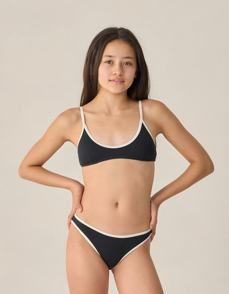 Rylee + Cru Inc. TEEN CORA BIKINI SET BLACK