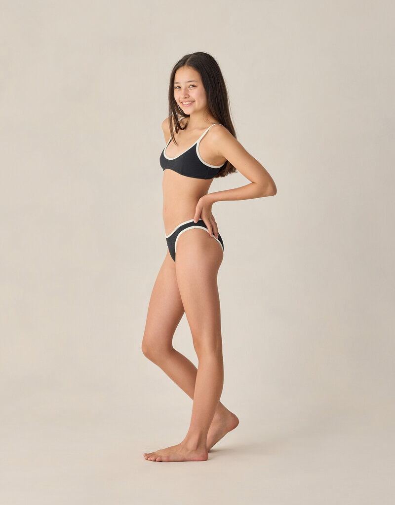 Rylee + Cru Inc. TEEN CORA BIKINI SET BLACK