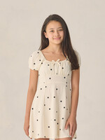 Rylee + Cru LLC SALE. TEEN IVY DRESS POLKA DOT NATURAL