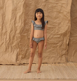 Rylee + Cru Inc. MARGOT BIKINI BLACK GINGHAM