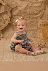 Rylee + Cru Inc. JULIA ROMPER BLACK CHECK