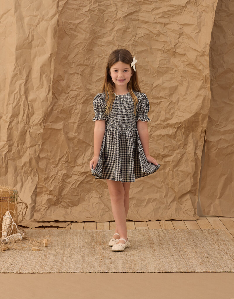 Rylee + Cru Inc. LOUISE DRESS BLACK CHECK