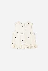 Rylee + Cru Inc. OCEANSIDE TOP POLKA DOT NATURAL