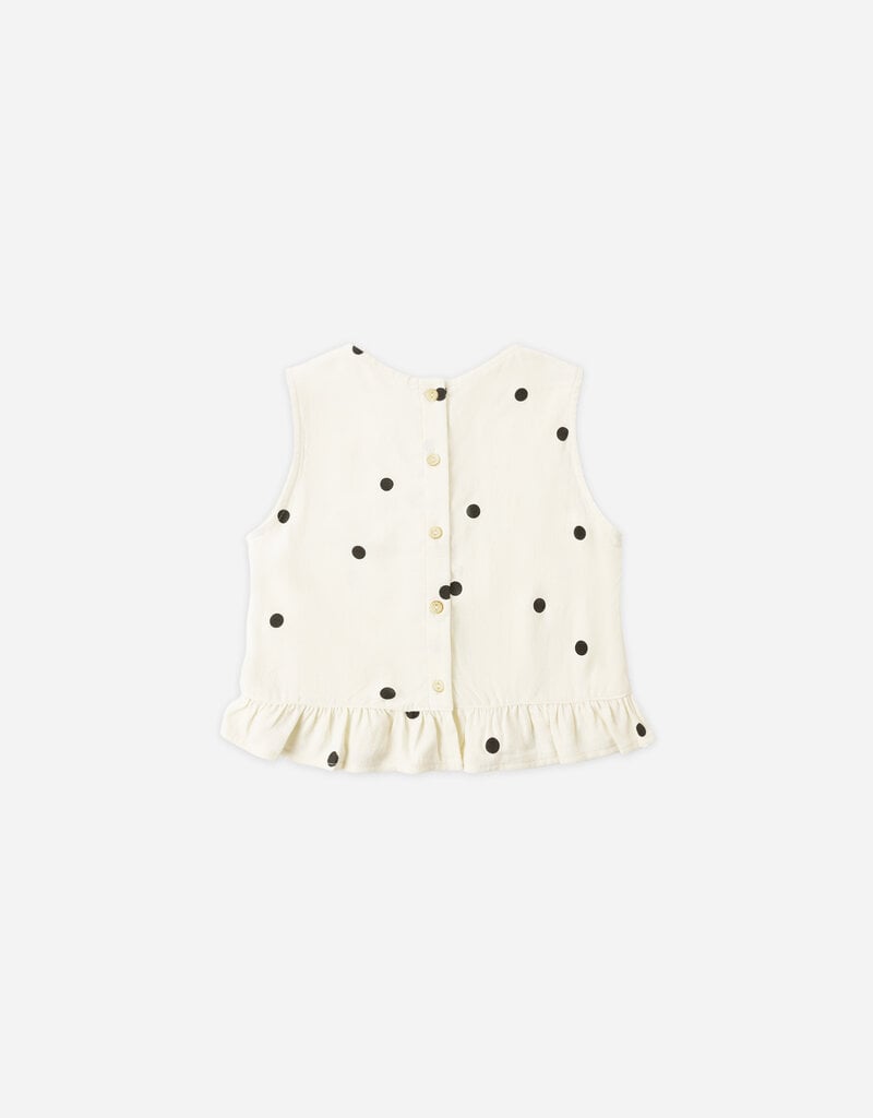 Rylee + Cru Inc. OCEANSIDE TOP POLKA DOT NATURAL