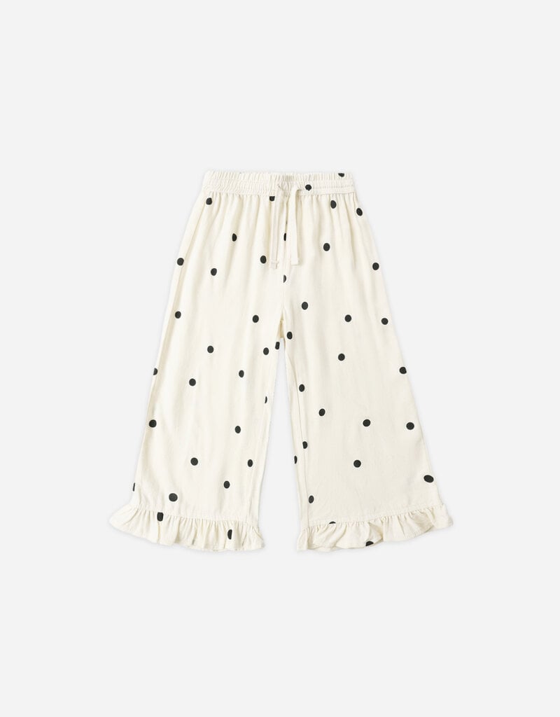 Rylee + Cru Inc. WIDE LEG PANT POLKA DOT NATURAL