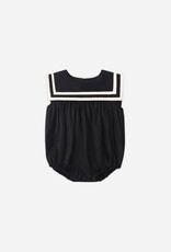 Rylee + Cru LLC SAILOR ROMPER BLACK