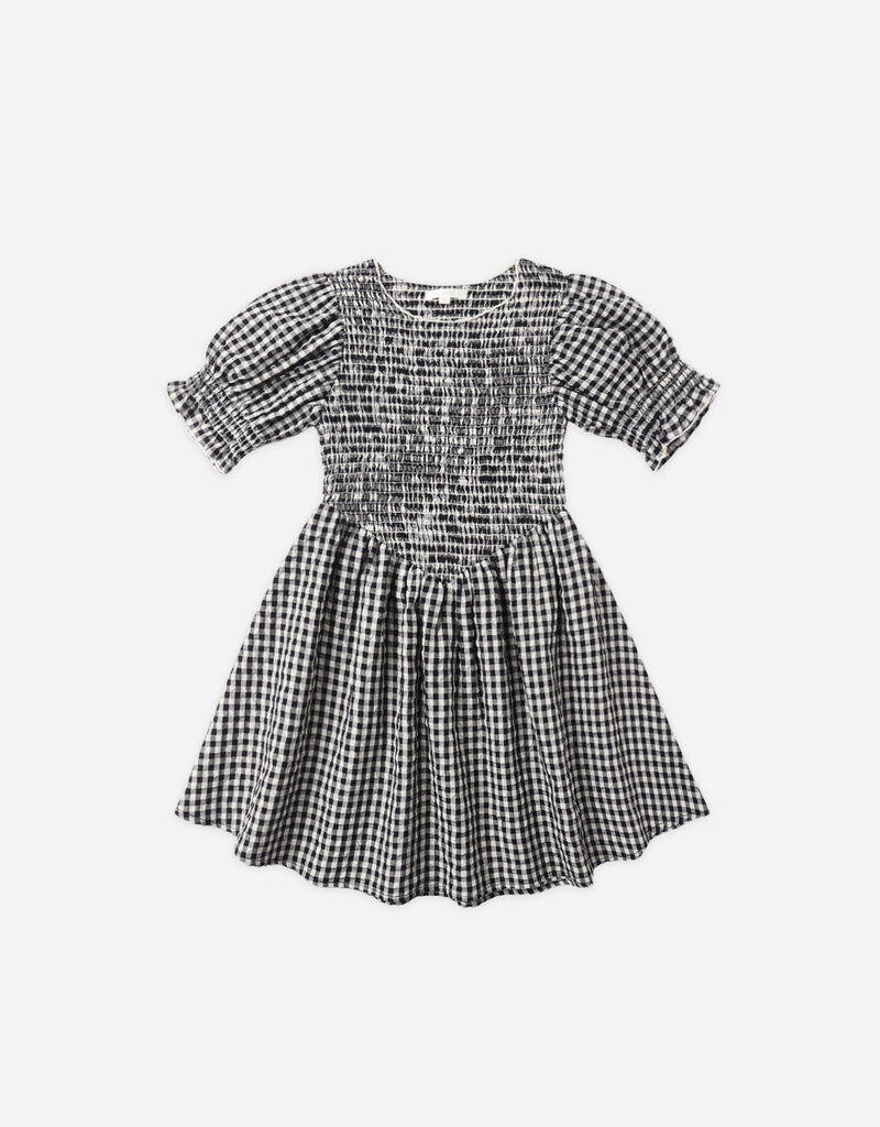 Rylee + Cru Inc. LOUISE DRESS BLACK CHECK