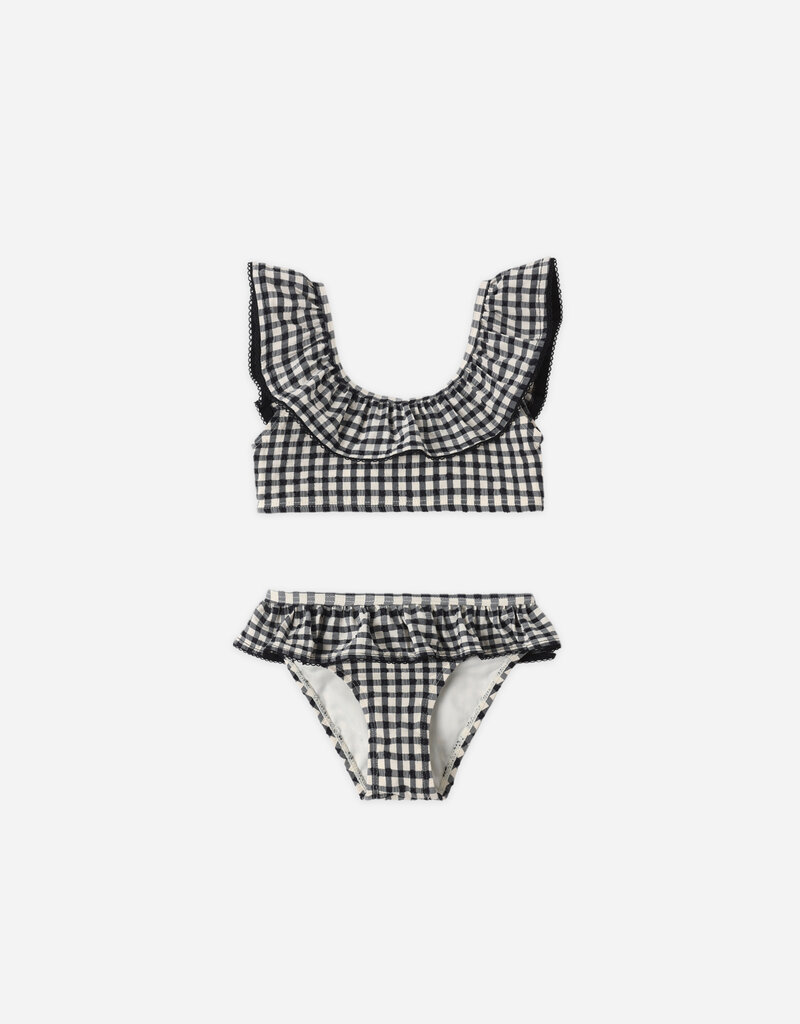 Rylee + Cru Inc. MARGOT BIKINI BLACK GINGHAM
