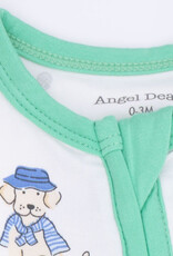 Angel Dear Country Club Dogs Neutral Convertible Romper