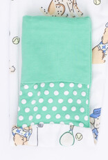 Angel Dear Country Club Dogs Neutral Convertible Romper