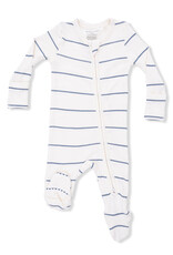 Angel Dear Vintage Stripe 2 Way Zipper Footie