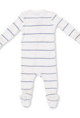 Angel Dear Vintage Stripe 2 Way Zipper Footie