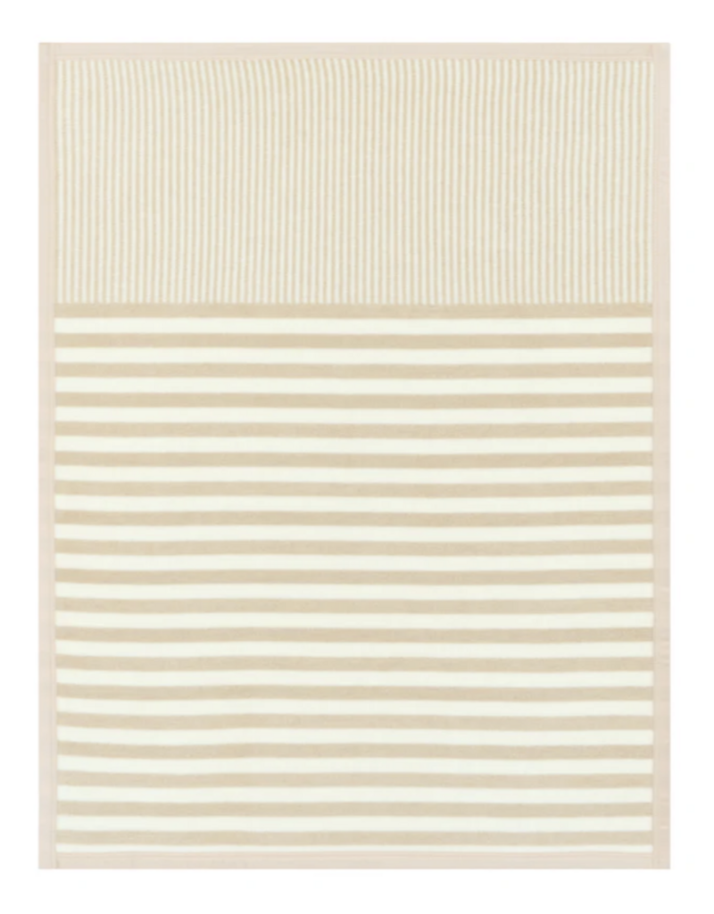 ChappyWrap Sweet Pea Stripe Oak Mini Blanket