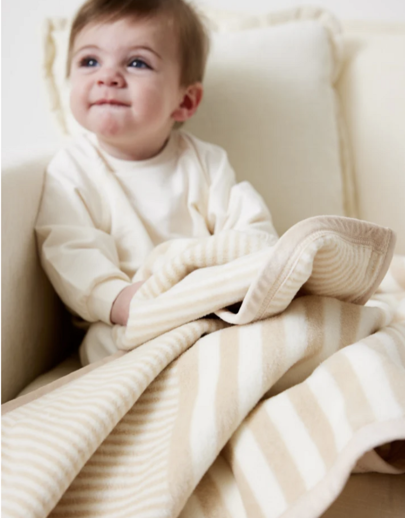 ChappyWrap Sweet Pea Stripe Oak Mini Blanket