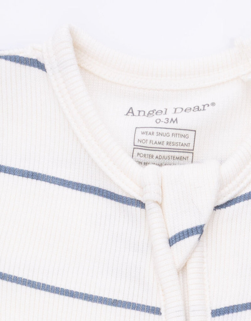 Angel Dear Vintage Stripe 2 Way Zipper Footie