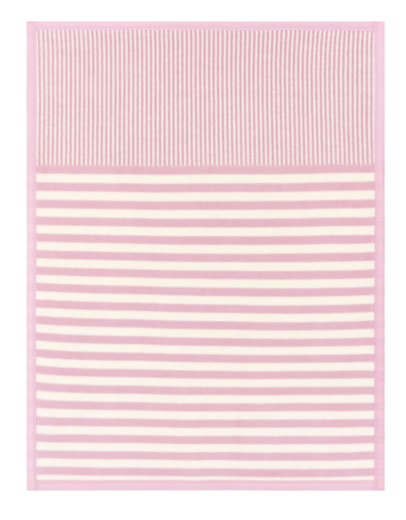 ChappyWrap Sweet Pea Stripe Blush Mini Blanket