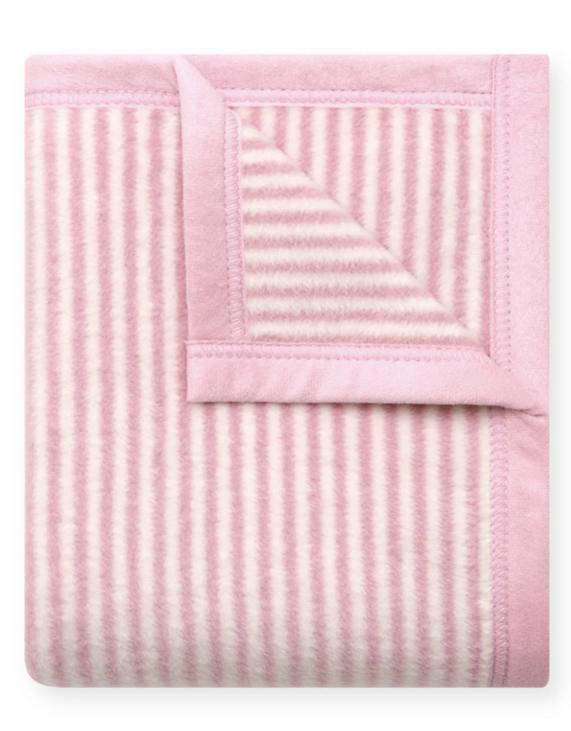 ChappyWrap Sweet Pea Stripe Blush Mini Blanket