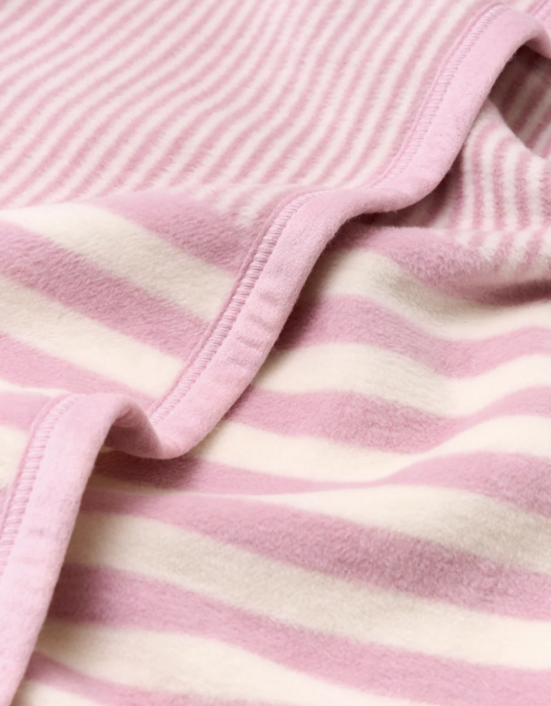 ChappyWrap Sweet Pea Stripe Blush Mini Blanket