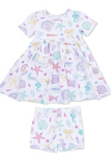 Angel Dear Beach Days Twirly Dress w/Cartwheel Short