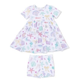 Angel Dear Beach Days Twirly Dress w/Cartwheel Short