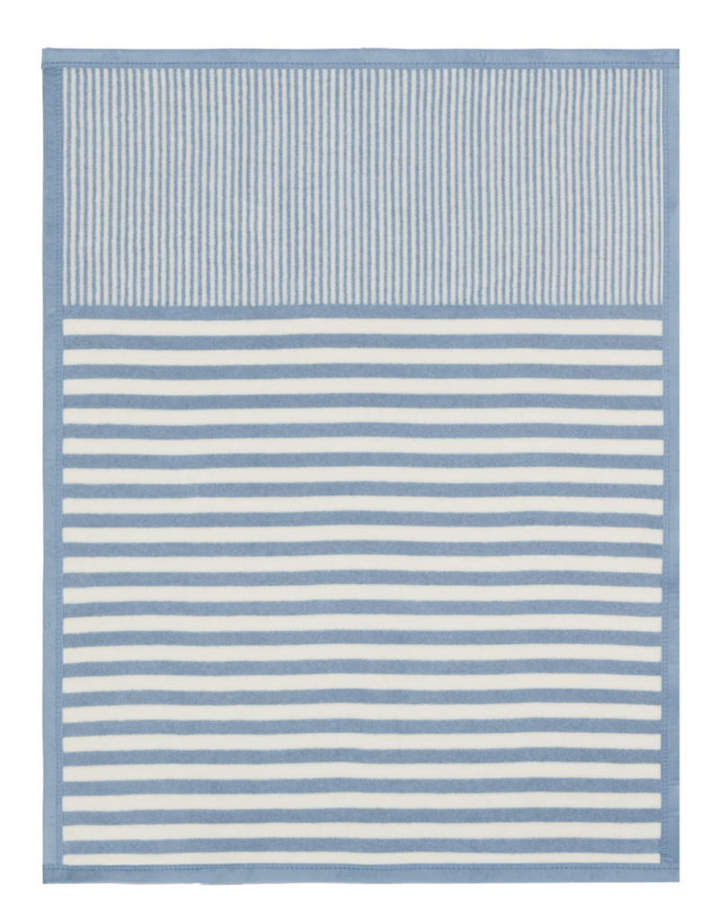 ChappyWrap Sweet Pea Stripe Fog Mini Blanket