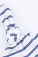 Angel Dear Navy Stripe Knotted Hat