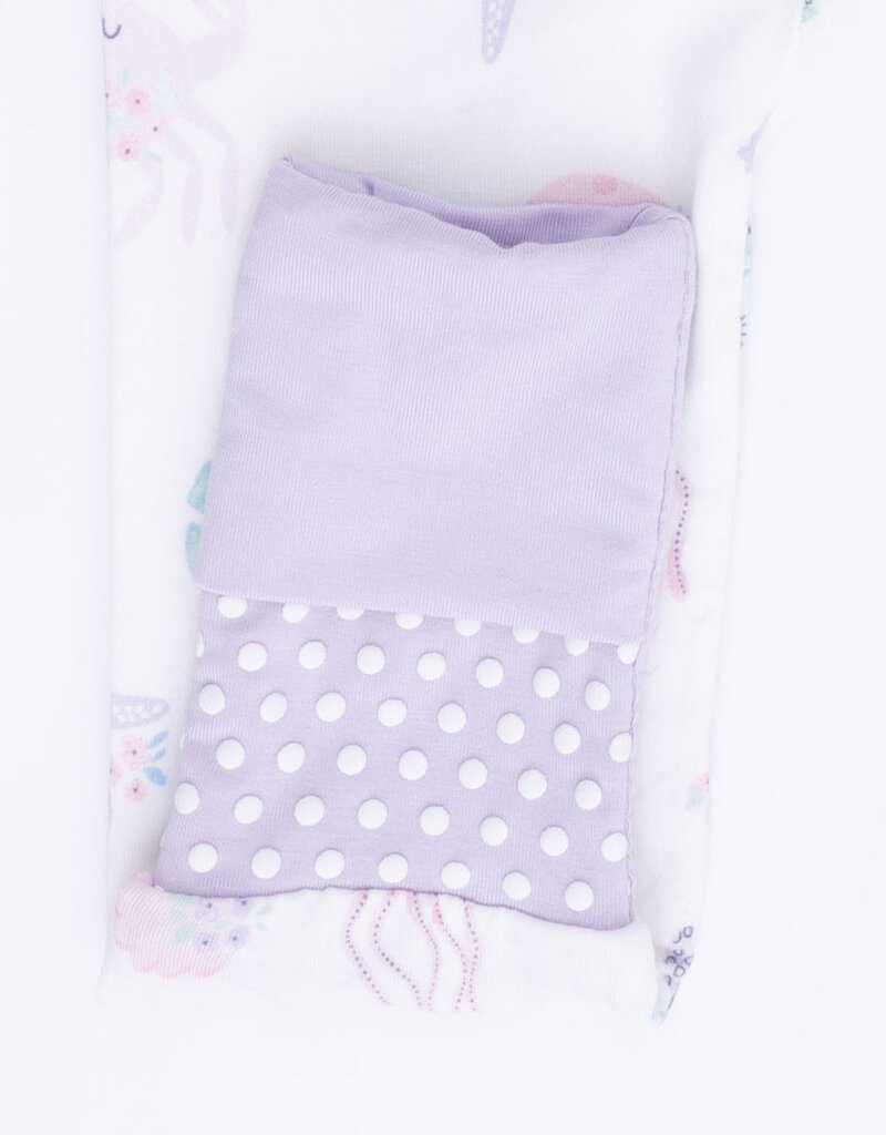 Angel Dear Floral Sea Creatures Convertible Romper