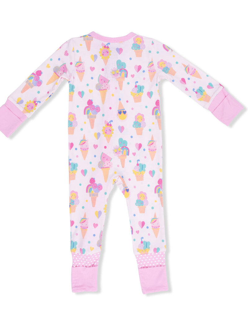 Angel Dear Ice Cream Fun Crew Convertible Romper