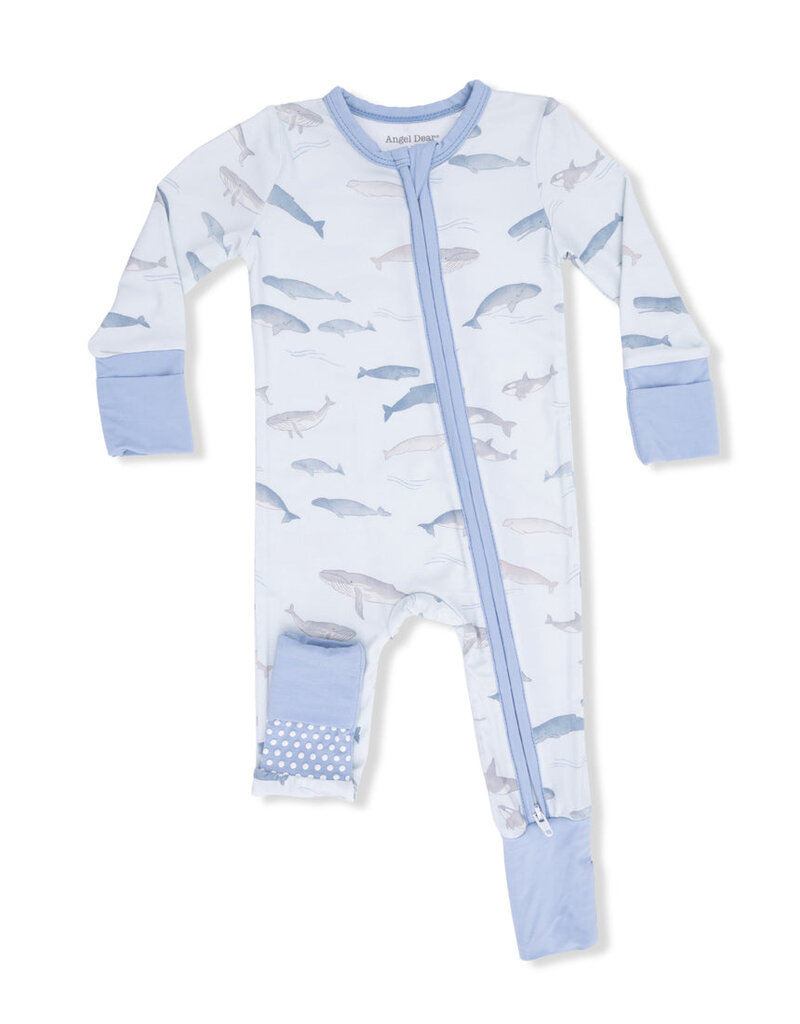 Angel Dear Little Whales Convertible Romper