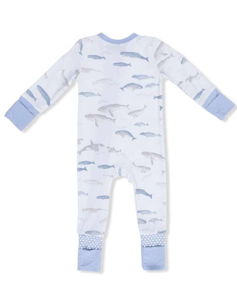 Angel Dear Little Whales Convertible Romper