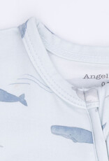 Angel Dear Little Whales 2 Way Zipper Footie