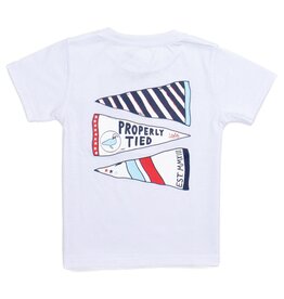 Properly Tied SALE Americana Pennant S/S White