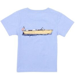 Properly Tied Boating Tradition S/S Tee Light Blue